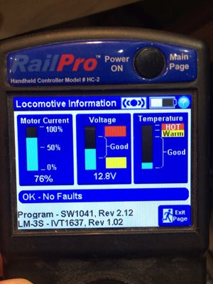 RailPro handheld controller