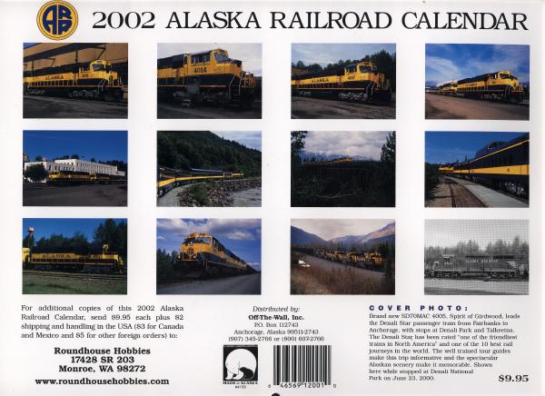Randy Thompson's 2002 calendar
