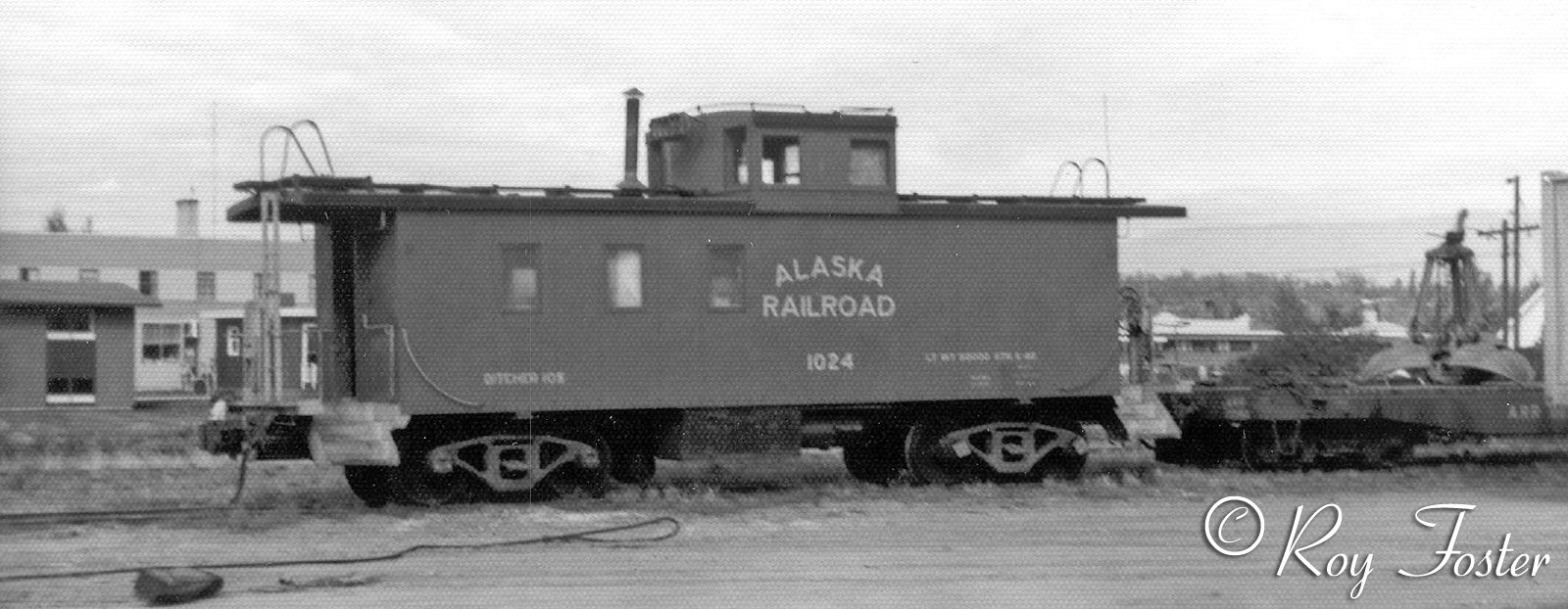 Caboose 1024, Fairbanks, Aug. 17, 1973