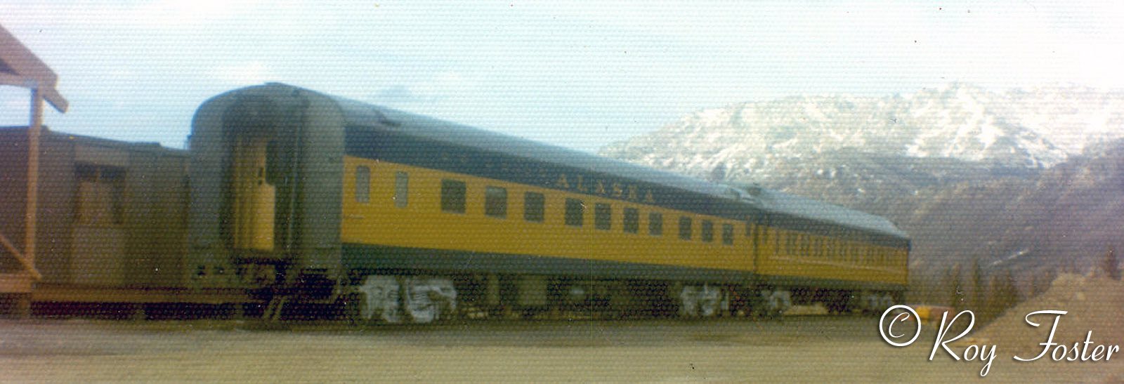 Ex UP Coach at Denali Park, 4-29-73