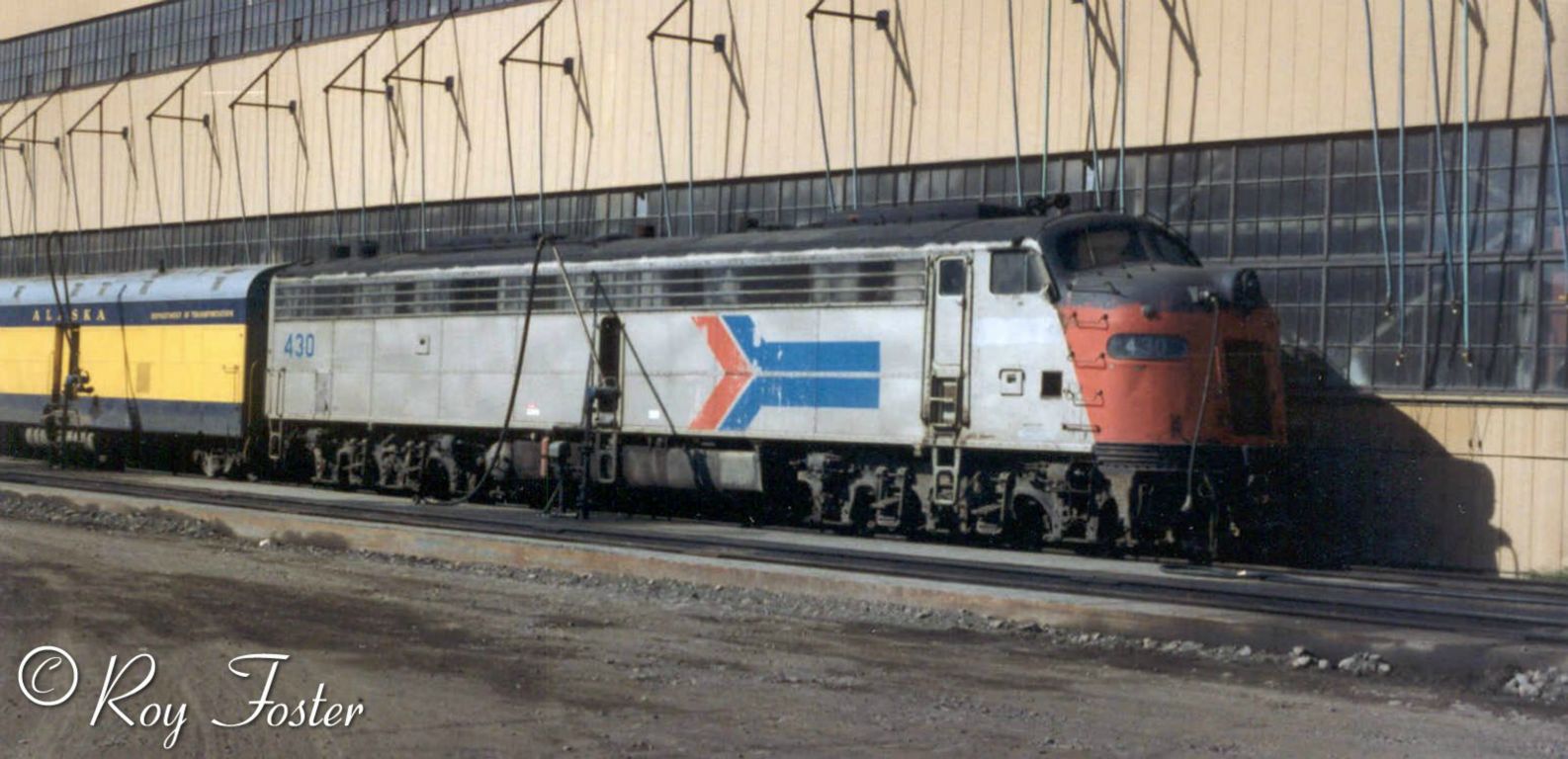 Amtrak #430, Anchorage, Sept. 1982