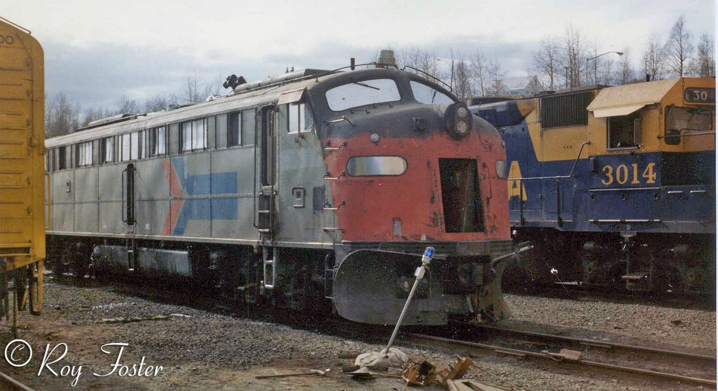 Amtrak E, Anchorage, Jun. 1982