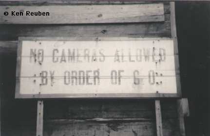 No cameras allowed