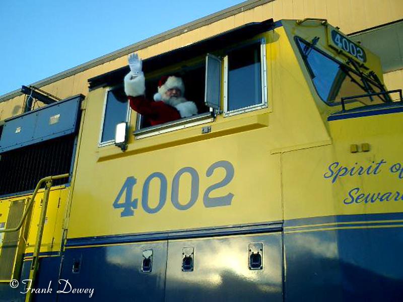 Santa loves his new SD70MAC