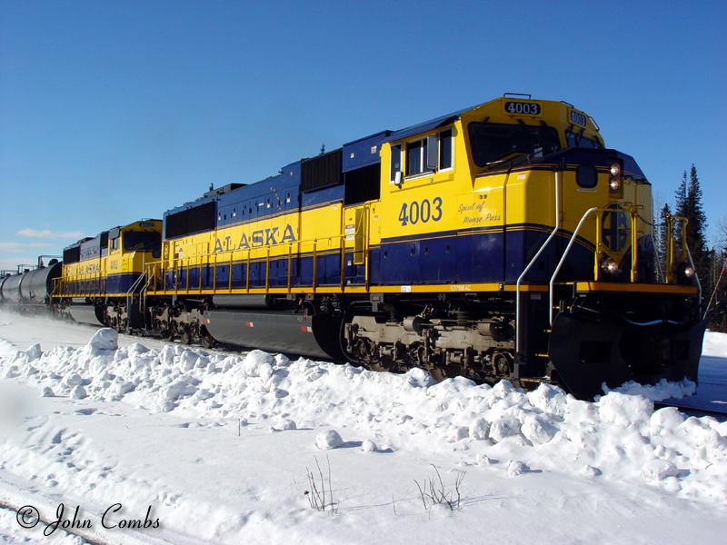 Trains and snow