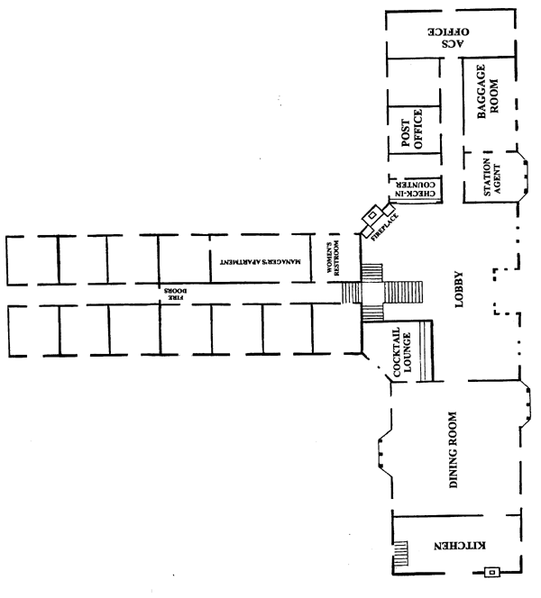 Main hotel floor plan