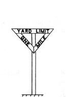 Advance yard limit