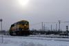 SD70MAC No. 4014 pulls out of the North Pole refinery