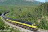 Passenger train at Riley Creek trestle