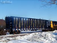 Centerbeam flatcar