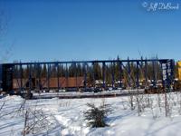 Centerbeam flatcar