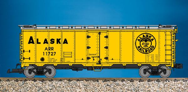 Details about    USA TRAINS ~ THE ALASKA RAILROAD BOX CAR # 1965 ~G SCALE 