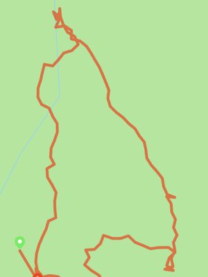 Hiking route